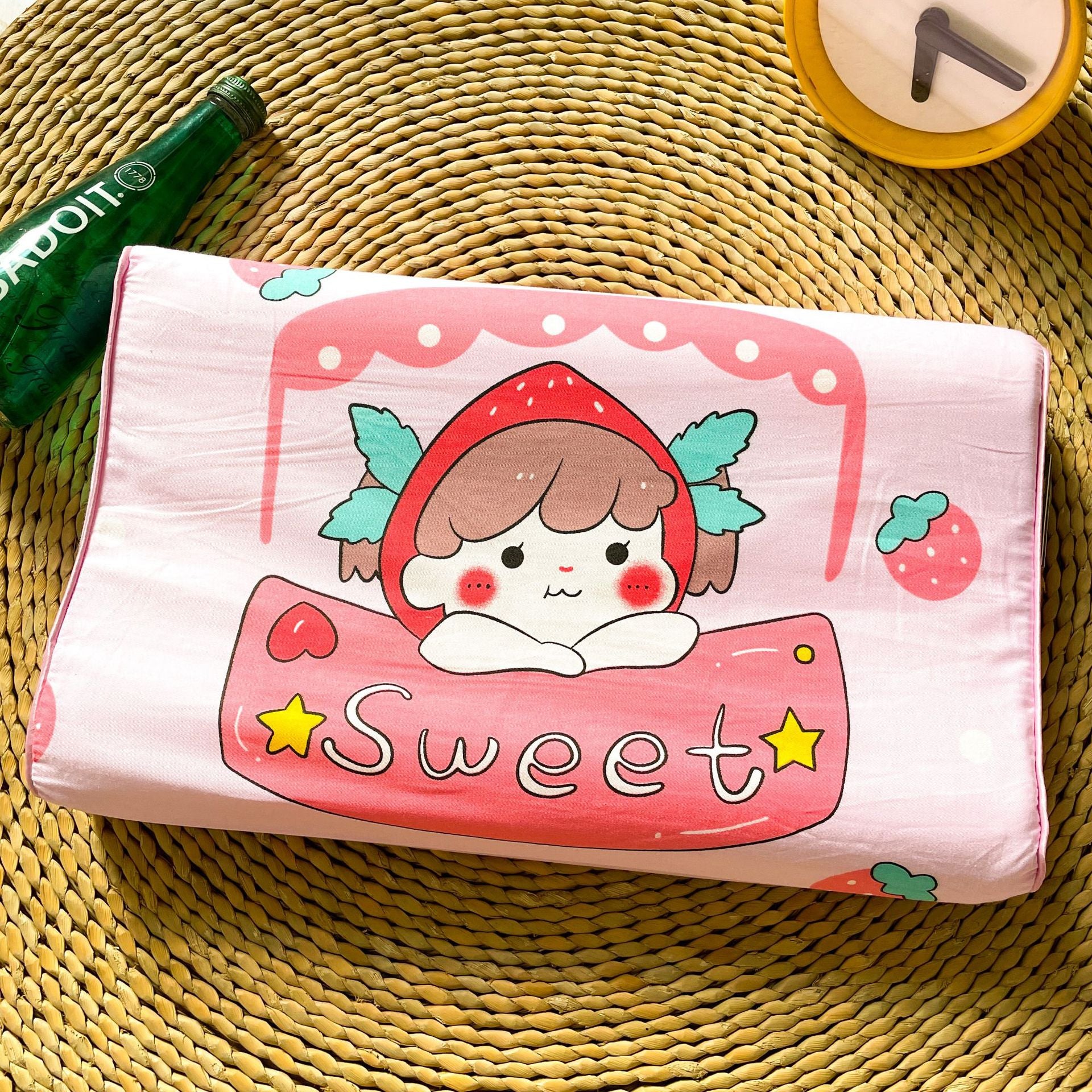 Thai children's natural latex pillow Class A cartoon pure cotton baby pillow core single student dormitory pillow wholesale