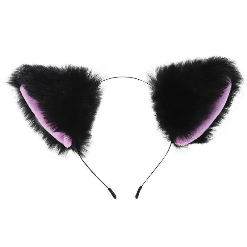 Amazon cross-border cat ear bell headband Cos cat girl hair accessories Christmas Halloween headdress accessories