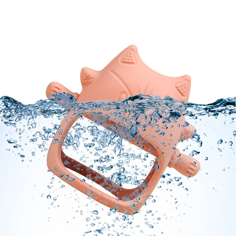 Baby-specific hand protection, baby anti-sucking finger protection, food-grade teether to satisfy the chewing feeling of the baby during teething period