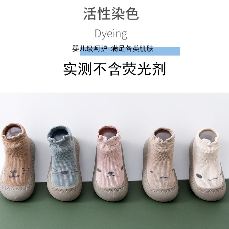 Baby toddler shoes, soft soles, non-slip breathable socks, indoor and outdoor shoes for boys and girls, spring and summer deodorant floor shoes and socks