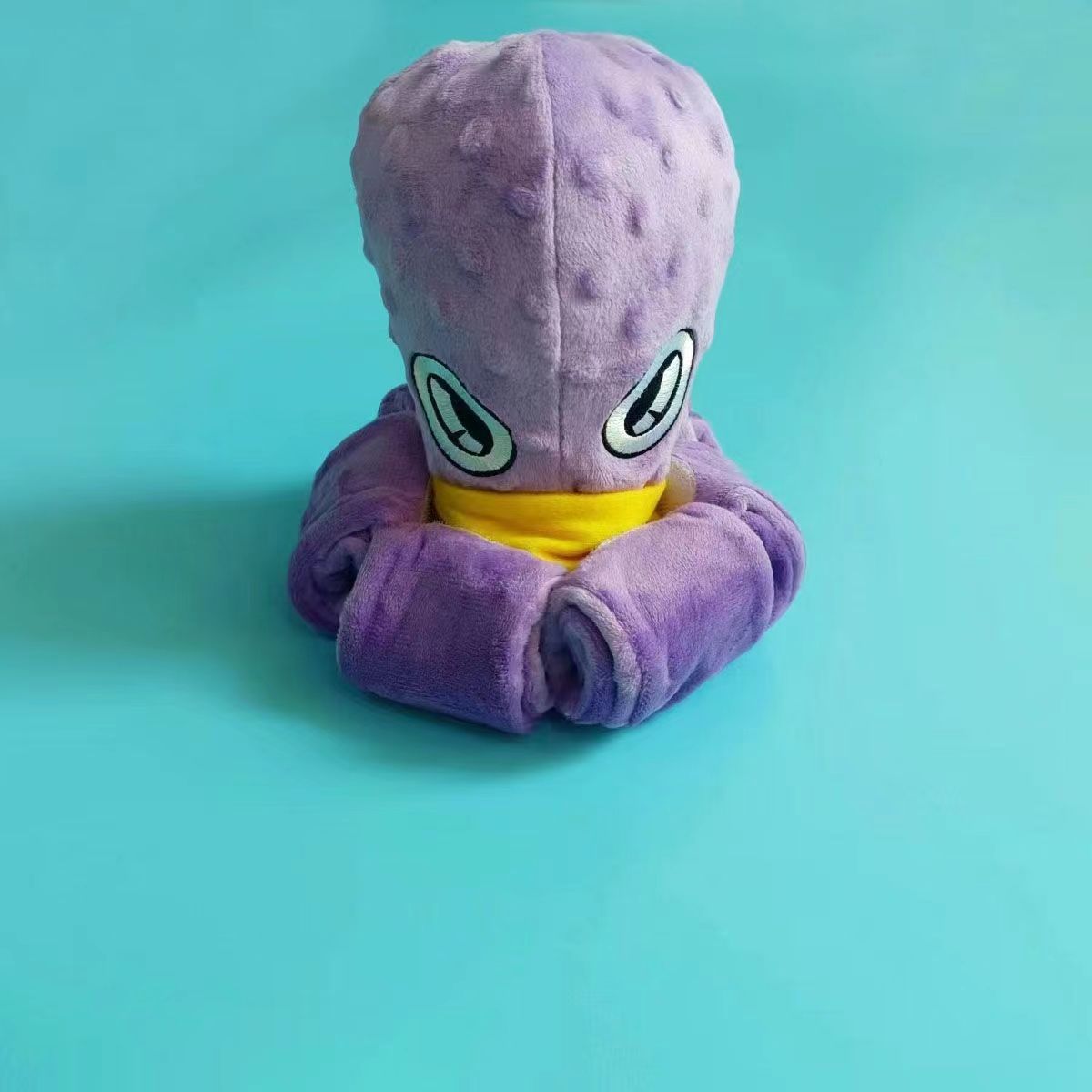 Dog Toys Pet Products Leather Shell Foreign Trade Toys Plush Dog Sounding Toy Cat Pet Octopus Six Claws Factory