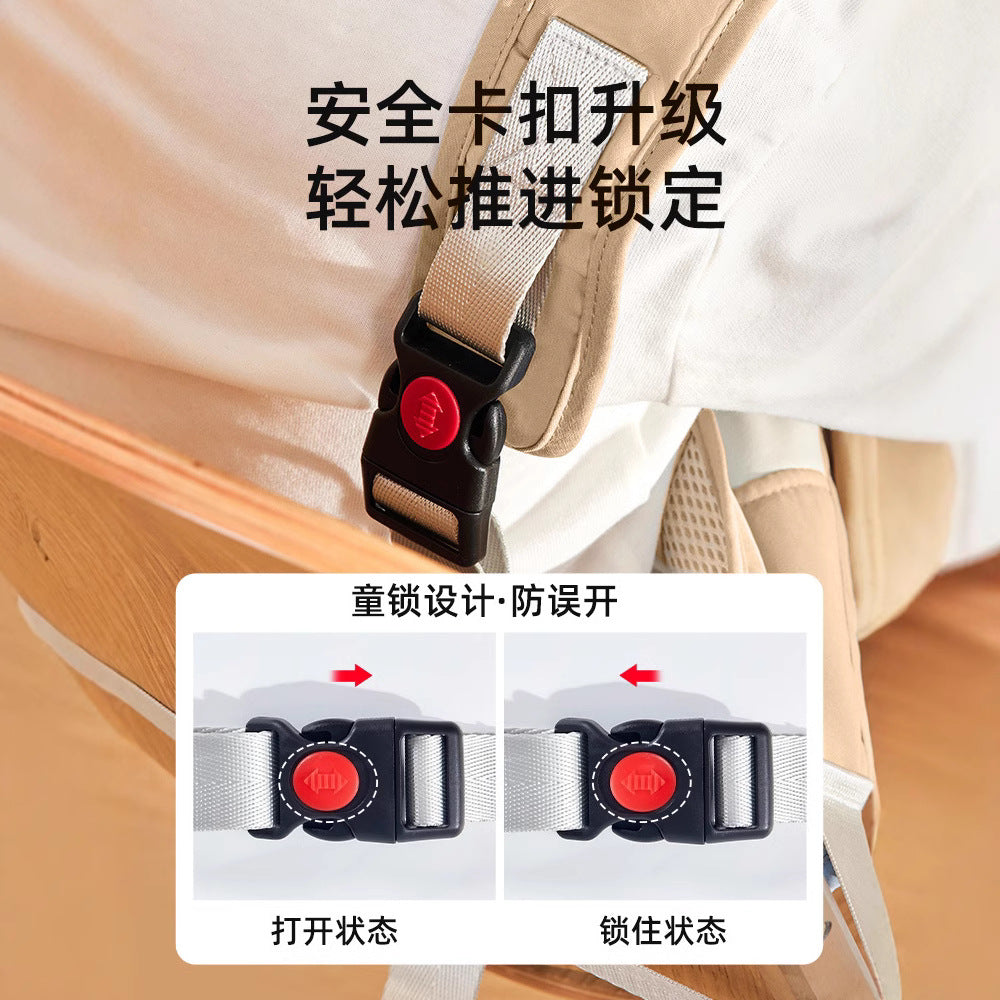 Baby dining chair with child fixing belt portable outing chair baby dining protection belt