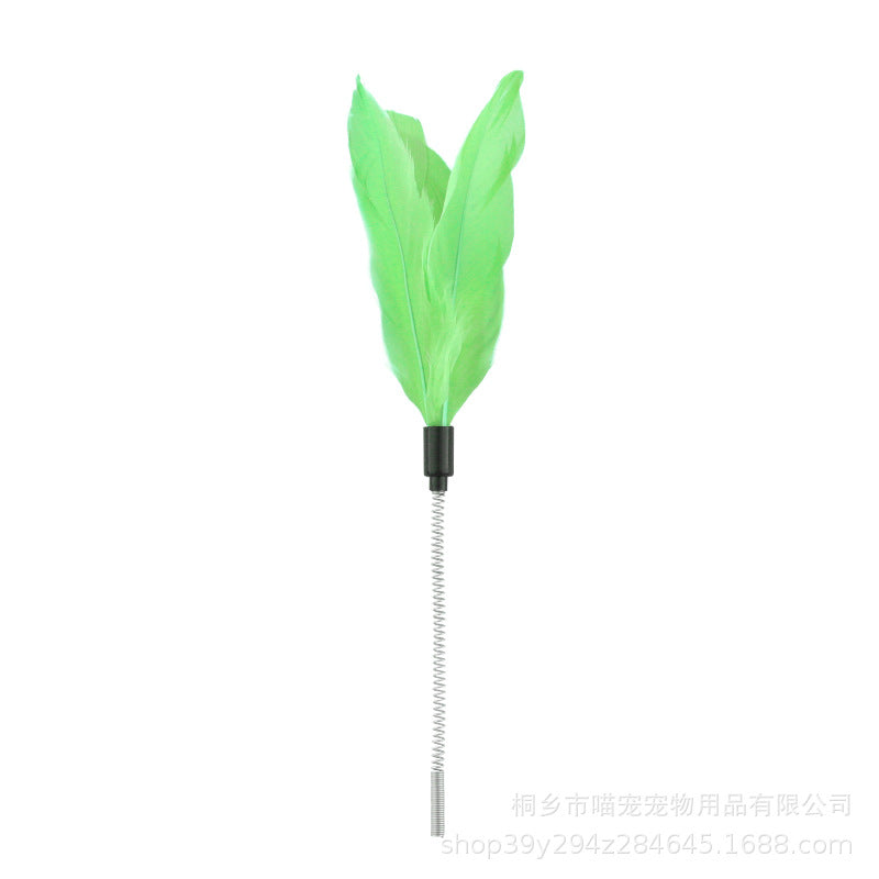 Cross-border new cat toy four-story track amusement ride with funny cat stick space tower turntable interactive toy pet