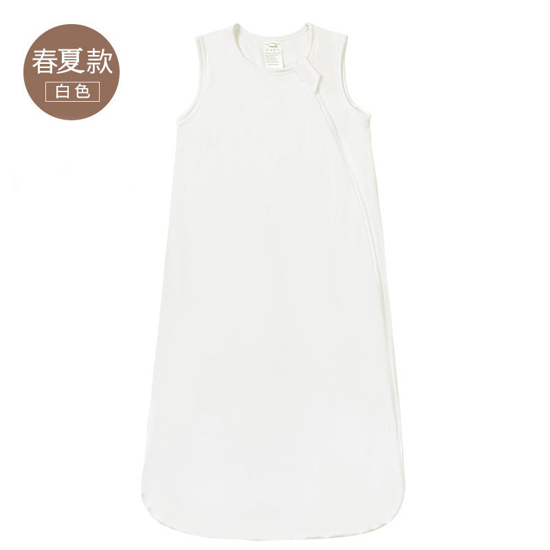 Children's clothing wholesale bamboo fiber baby sleeping bag infant spring autumn summer autumn winter baby newborn constant temperature anti-kicking quilt