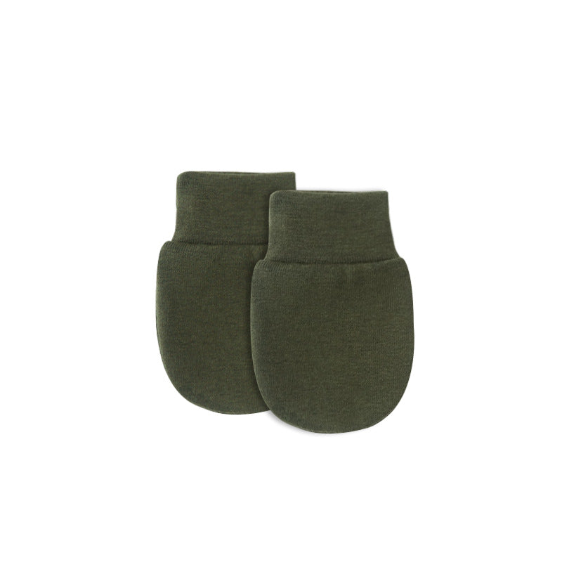 2023 Spring, Summer and Autumn Thin Newborn Anti-scratch Gloves Baby Anti-scratch Face Comfortable Breathable Newborn Baby Protective Gloves