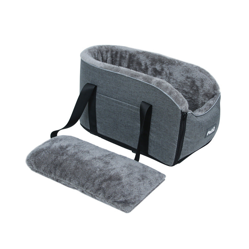 Cross-border pet car cat and dog kennel, car central control bag cat kennel, car cushion seat, pet outing handbag