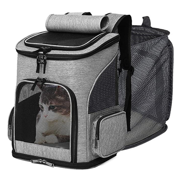 Spot wholesale new cat and dog bag pet bag portable foldable expandable breathable mesh backpack