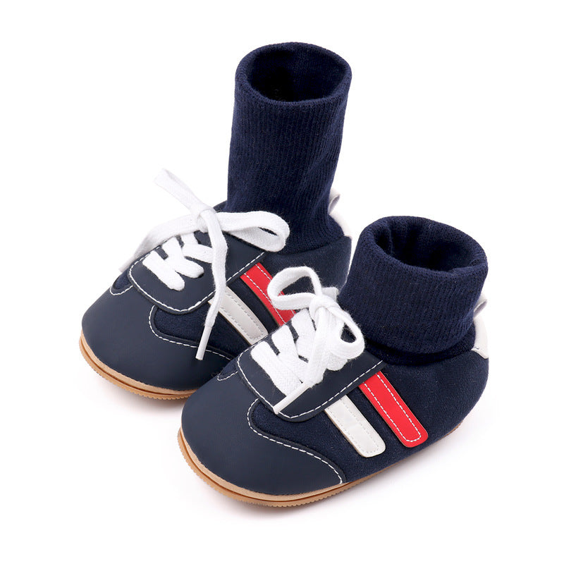 Baby shoes 6-12 months spring and autumn style non-slip boys and girls baby shoes 0-1 years old learning to walk soft sole does not fall off BXC3182