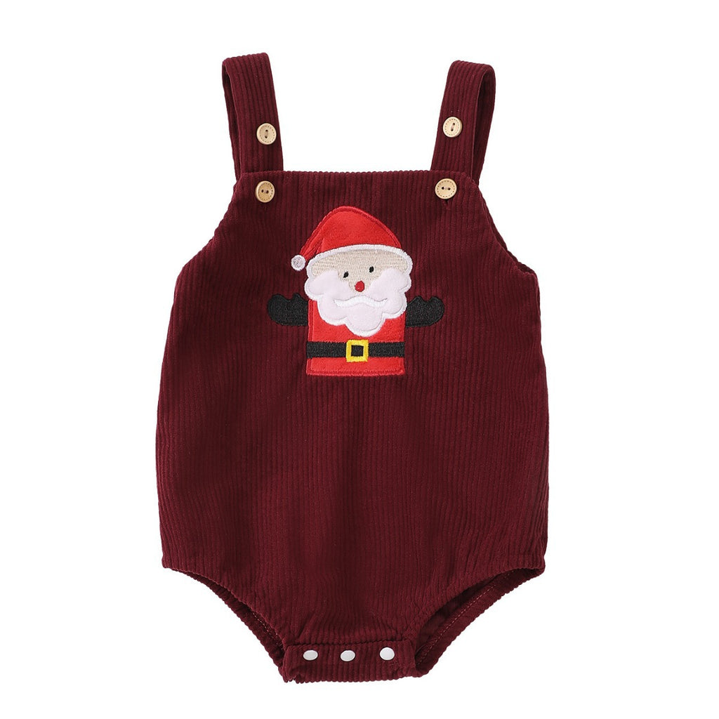 2024 autumn and winter new baby jumpsuits for boys and girls newborn Christmas clothing foreign trade cross-border wholesale