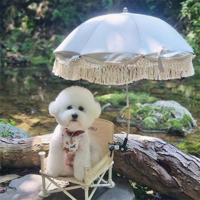 INS explosive lace bohemian children's outdoor stroller parasol baby beach sun protection UV umbrella