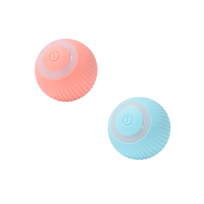 Pet rechargeable bouncing ball cat toy self-healing artifact teasing cat stick USB automatic teasing cat bouncing ball toy