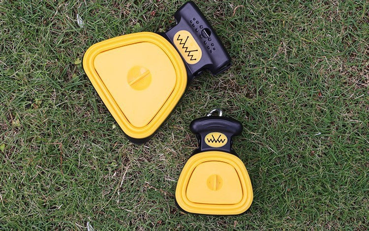 Pet poop picker for dogs when going out, portable dog poop clip for walking the dog, foldable poop scooper, garbage bag, cat poop picker