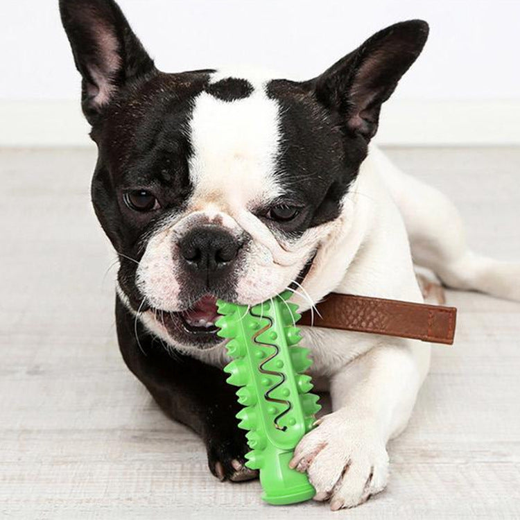 Dog Molar Toothbrush Toys Chew Cleaning Teeth Elasticity Soft Puppy Dental Care Extra-tough Pet Cleaning Toy Supplies Dog toys