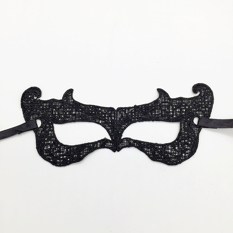Cross-border exclusive masquerade party lace mask Christmas Halloween fun unshaped eye mask supplies