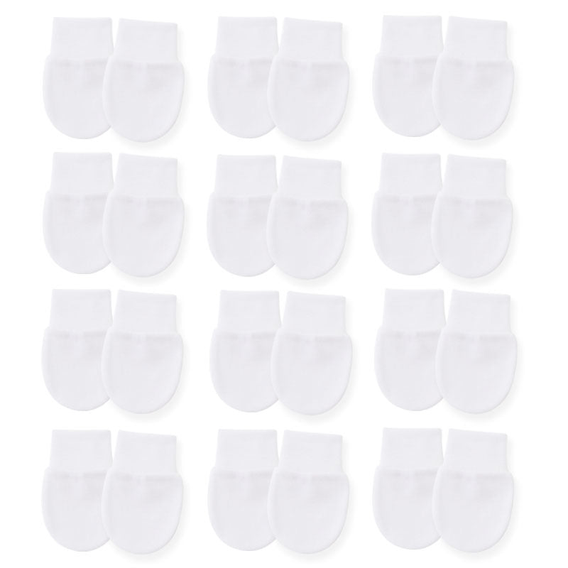 2023 Spring, Summer and Autumn Thin Newborn Anti-scratch Gloves Baby Anti-scratch Face Comfortable Breathable Newborn Baby Protective Gloves