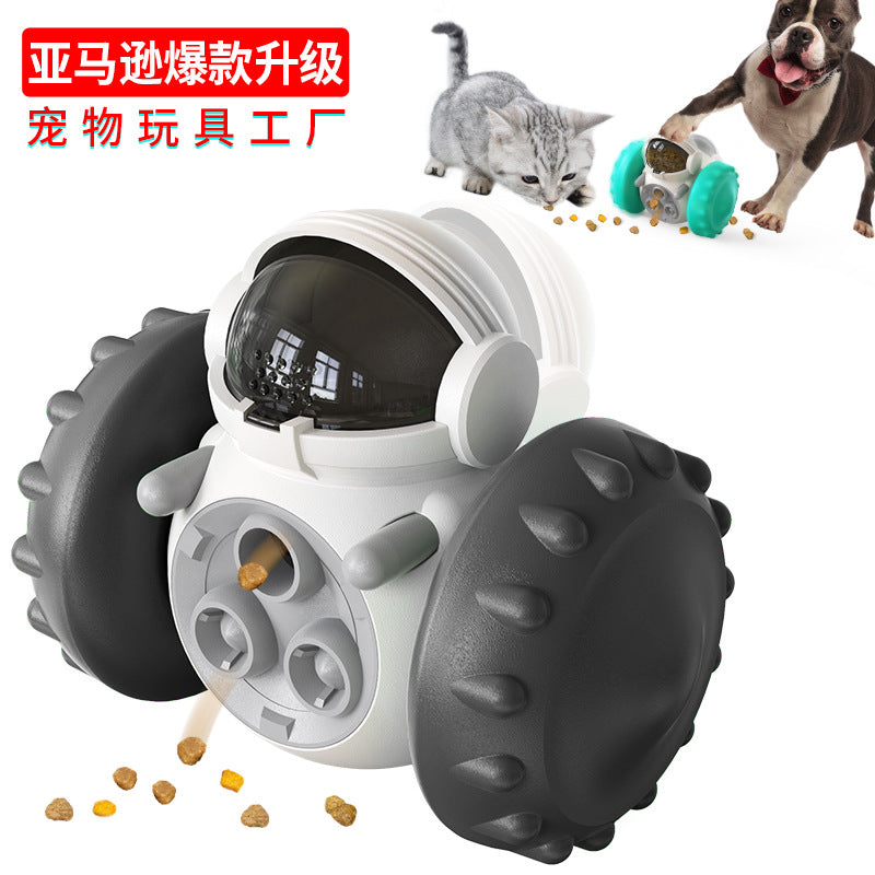 Pet supplies factory home wholesale company new Amazon food leaker tumbler ball balance car dog toy