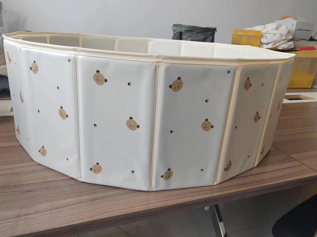 ins multifunctional folding swimming pool ocean ball pool baby playpen sand pool indoor leisure pool bathing fence