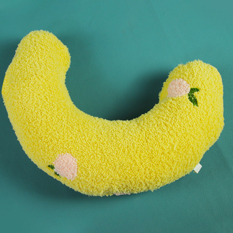 Cat toy pet half-moon pillow cat pillow cervical spine deep sleep U-shaped pillow pet supplies spot wholesale