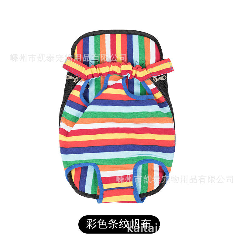Factory direct sales pet chest bag for going out, comfortable and portable breathable dog bag and cat bag, pet shoulder bag