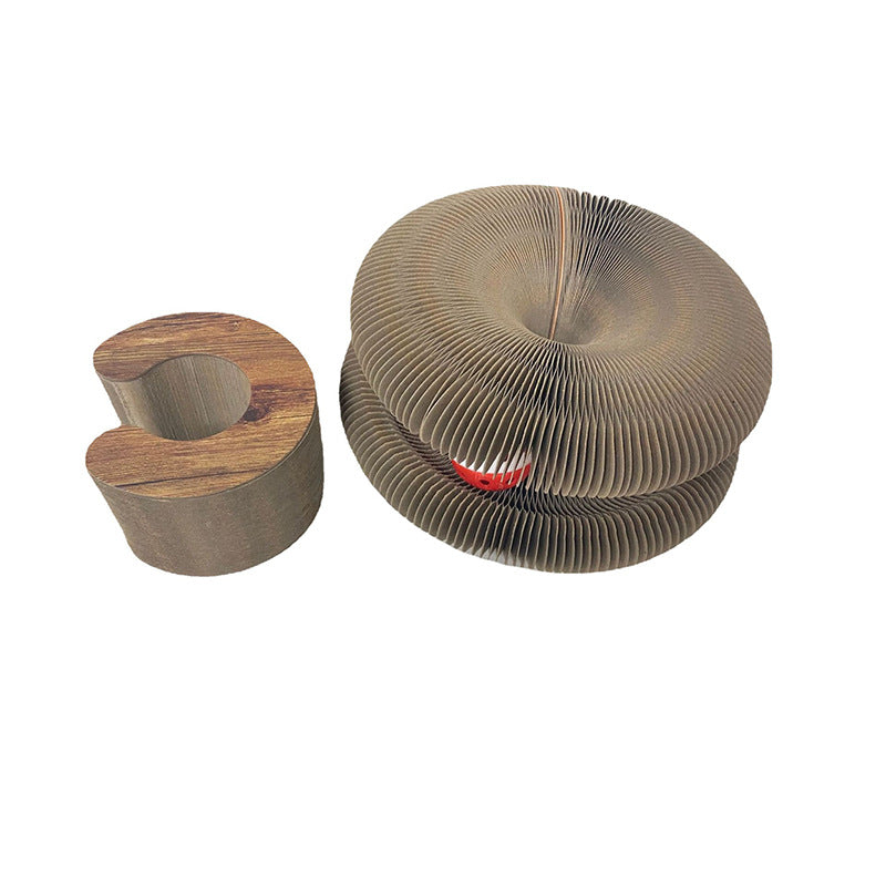 Douyin net red hot style magic organ cat scratch board cat toy with bell cat grinding claw cat climbing frame pet supplies