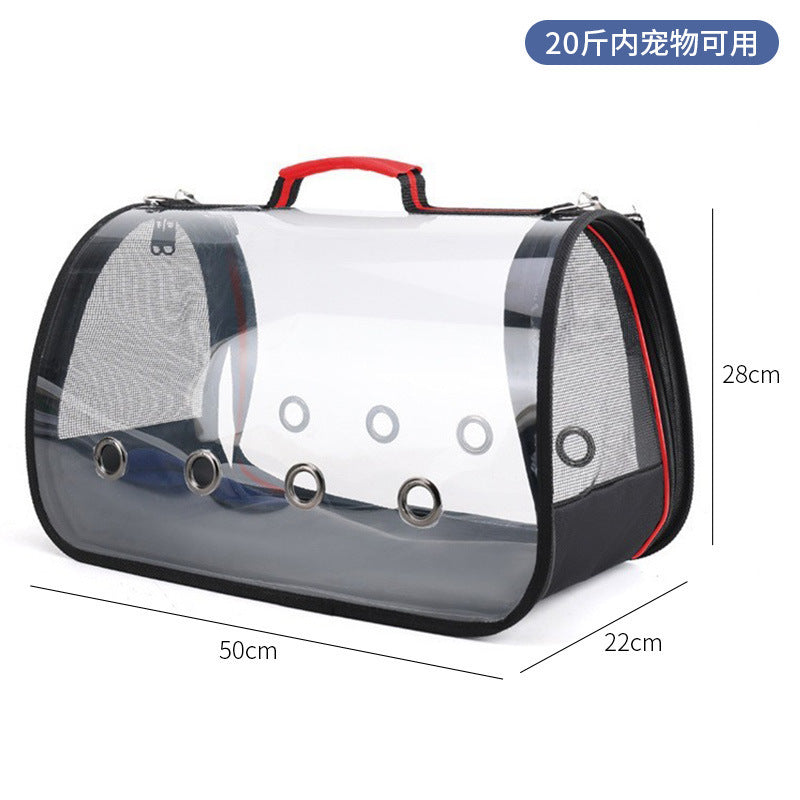 Wholesale cat bag convenient pet folding pet bag cat breathable space capsule single shoulder portable dog backpack