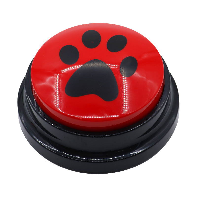 Pet communication button dog sound box training talking toy recording sounder squeeze box voice