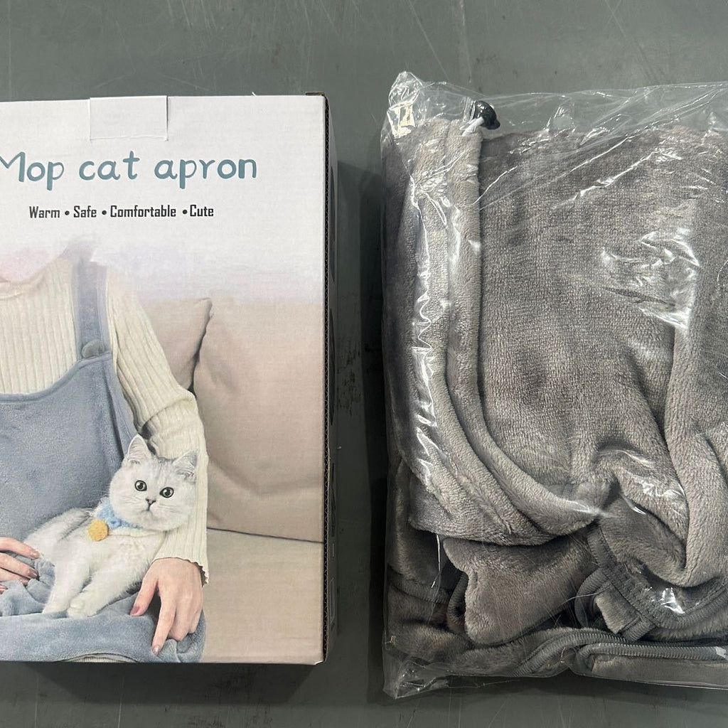 Cat apron clothes cat hugging clothes cat bib anti-hair cover pet can hold cat clothes do not stick to hair