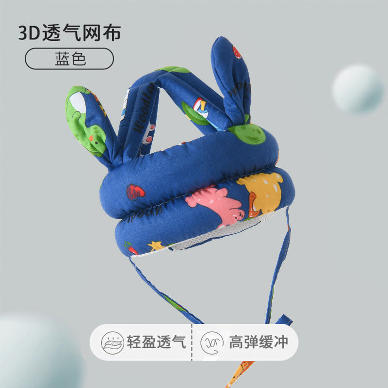 Baby learning to walk head protection anti-fall hat baby learning to walk head protection pad children's anti-collision pillow artifact summer breathable