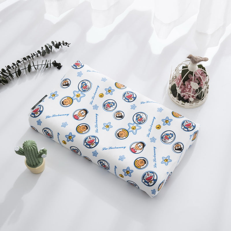 Thai children's natural latex pillow Class A cartoon pure cotton baby pillow core single student dormitory pillow wholesale