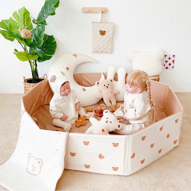 ins Korean style new children's ocean ball pool baby indoor swimming pool toys storage game pool fence foldable