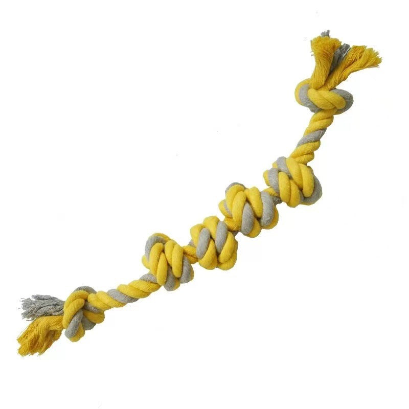 Pet Toy Dog Knot Toy Animal Shape Teeth Gnawing Rope Pomeranian Interactive Pull Tug of War Dog Toy