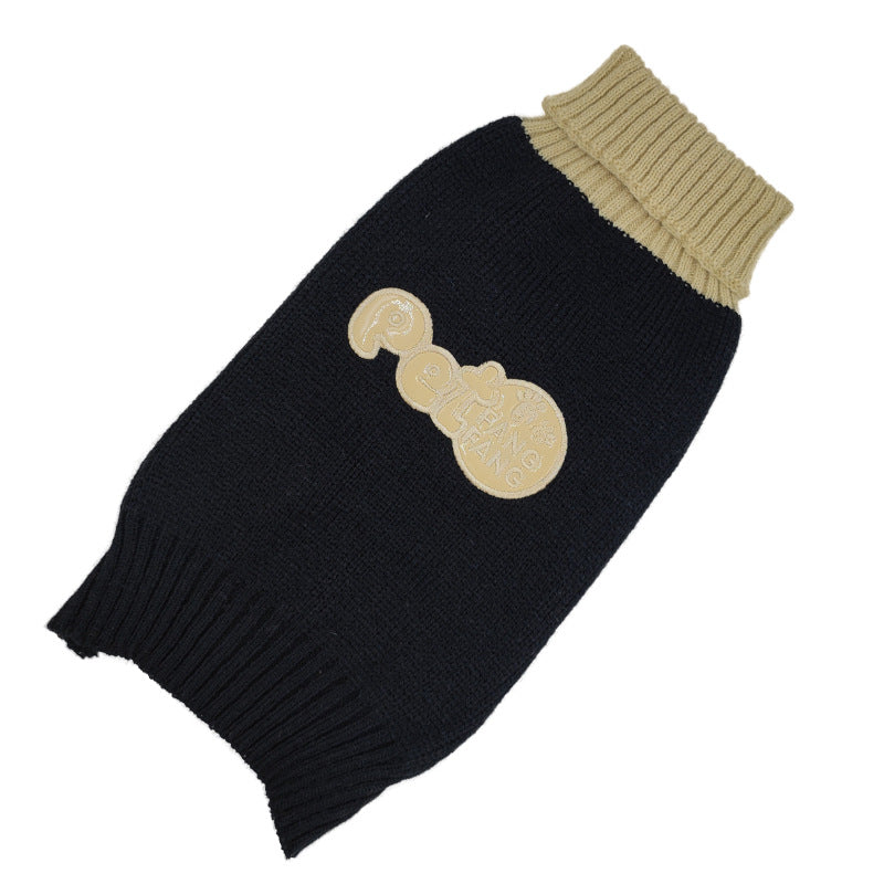 Pet sweater manufacturers in stock Autumn and winter cat and dog clothes Cat and dog sweaters knitted sweaters foreign trade sweaters