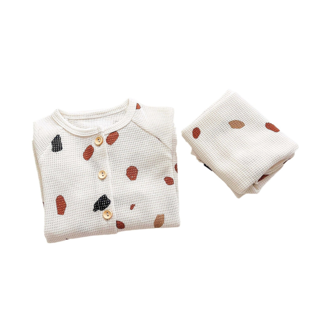 Children's pajamas home clothes suits children's clothing type a cotton girls baby baby clothes boys baby boy long autumn