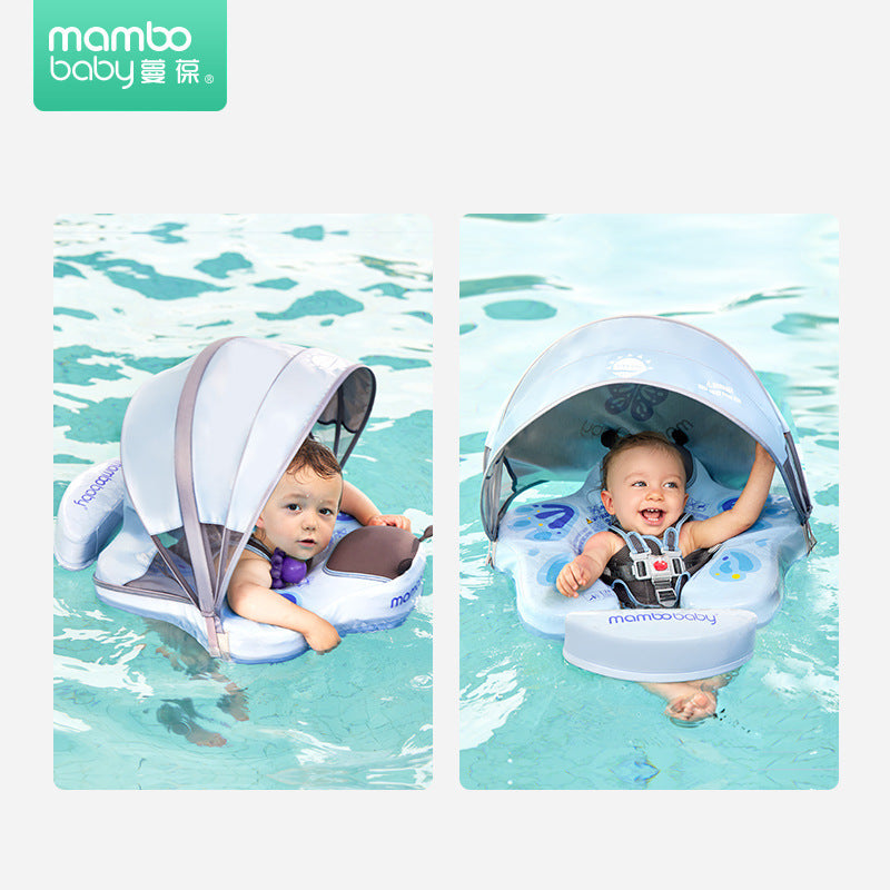 Manbao Butterfly Three-dimensional Swimming Ring Large Infant Children Baby Laying Ring Infant Underarm Ring Baby Free Inflatable