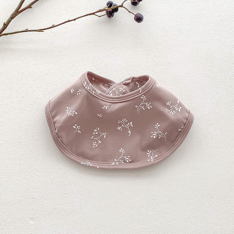 Spring and Autumn Baby Bibs Double-layer Cotton Bibs Baby Bibs Scarf Children's Cute Bibs Four Seasons