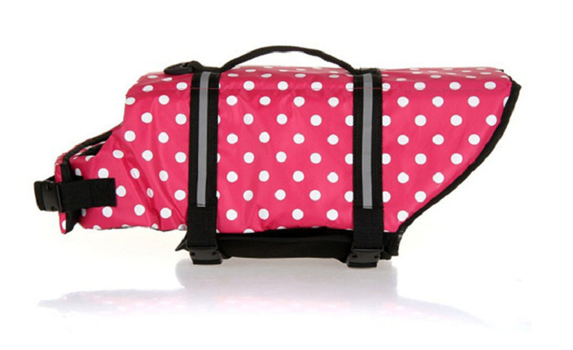 New European and American pet swimsuits, pet life jackets, Amazon hot-selling dog safety clothes, large dog swimming clothes