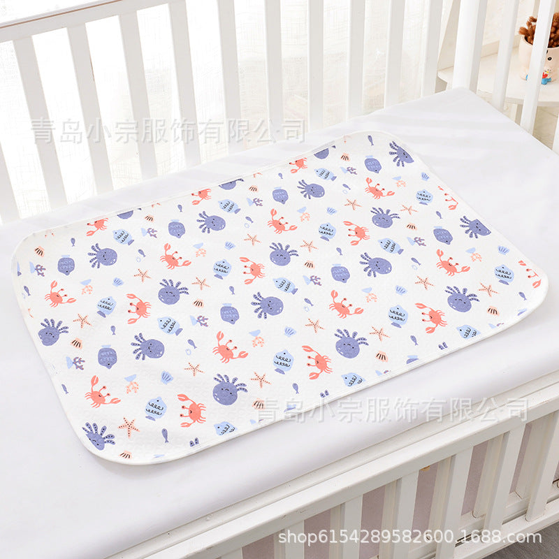 Colored cotton baby diaper pad large adult anti-diaper pad elderly care pad menstrual pad children baby diaper pad