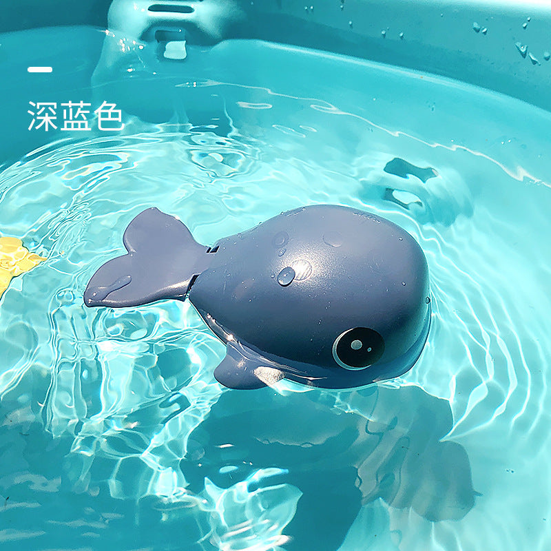 Little Yellow Duck Little Dolphin Playing Water Baby Bath Toys Bathroom Baby Children Bathing Swimming Tiktok Toys