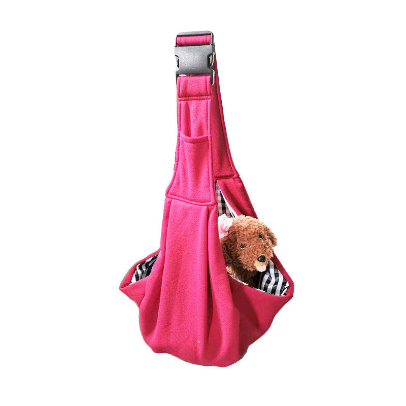 Cross-border new foldable cat bag, one-shoulder crossbody dog backpack, portable and large-capacity wholesale pet bag