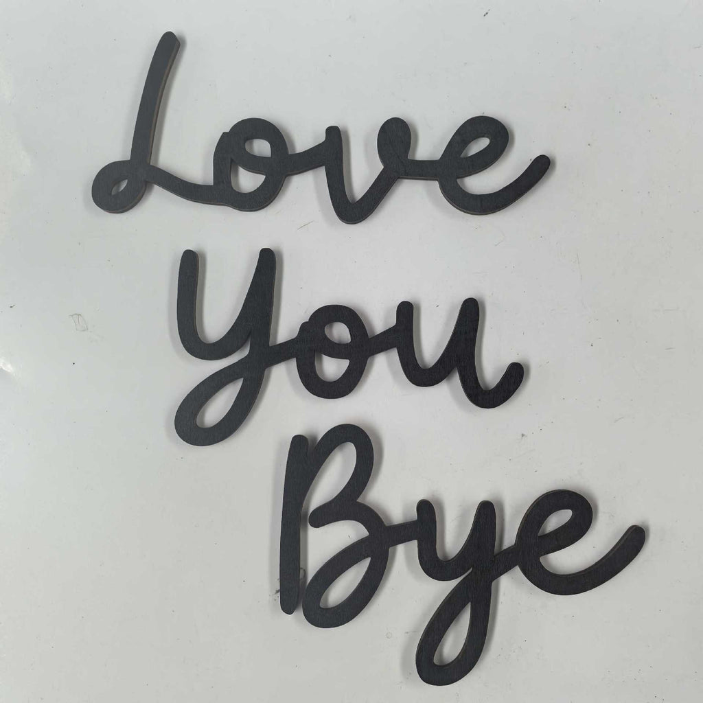 New wooden letter shape Father's Day, Halloween, Christmas atmosphere decoration combination ornaments wholesale