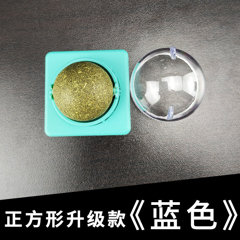 Pet cat toy mint ball cat toy molar stick catnip ball wood Tianjiao catnip toy