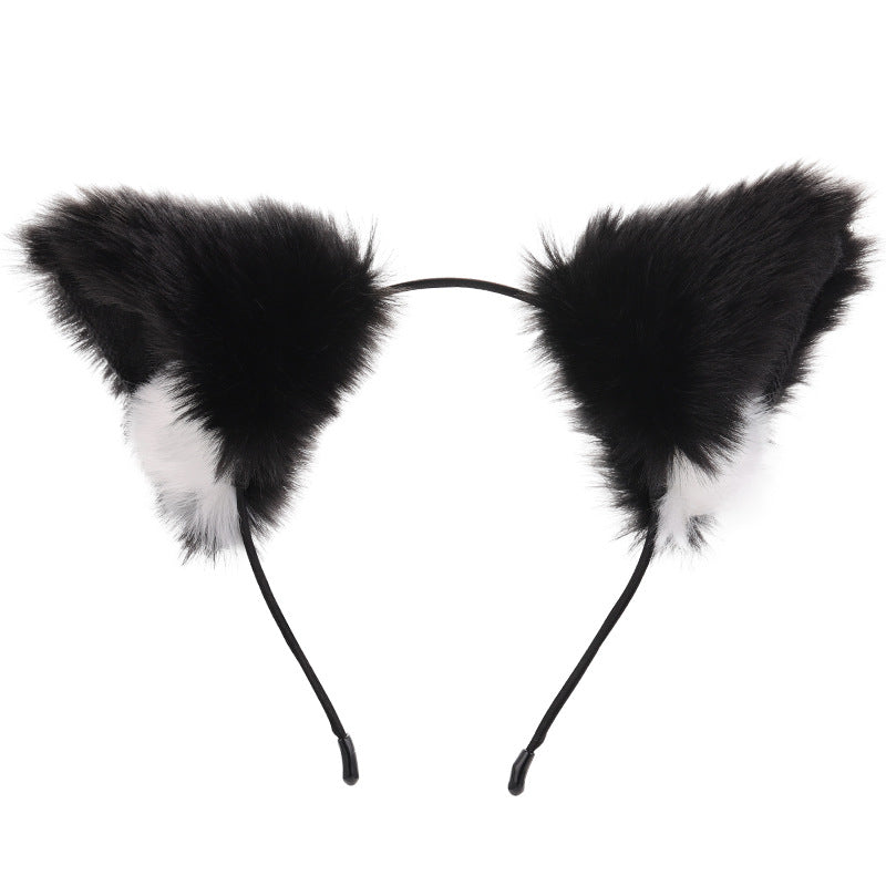 Amazon cross-border cat ear bell headband Cos cat girl hair accessories Christmas Halloween headdress accessories