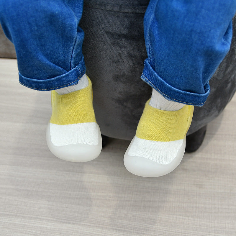 Spring and summer infant toddler shoes, refreshing, breathable, non-slip and anti-collision shoes, wear-resistant low-top baby indoor and outdoor walking shoes