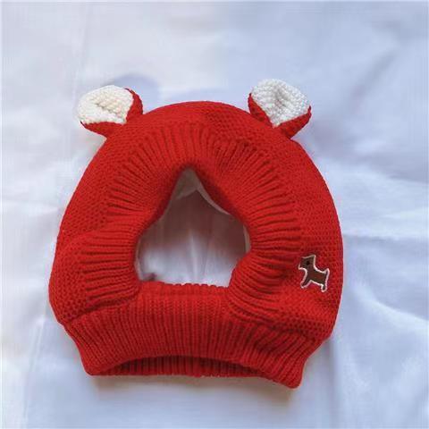 Baby hat autumn and winter newborn infant ear protection hat pure cotton cute warm boys and girls baby knitted plush hat