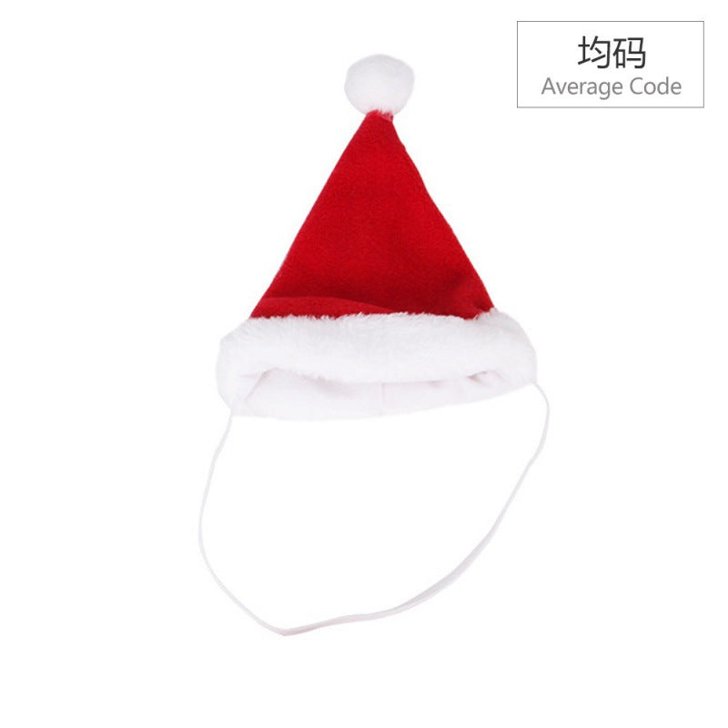 Amazon Pet Christmas Cape Hat Holiday Suit Dog Transformation Costume Christmas Dress Up Pet Clothes