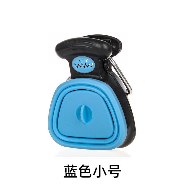 Pet toilet picker out walking dog excrement picker folding portable folder toilet garbage bag shovel feces artifact factory wholesale