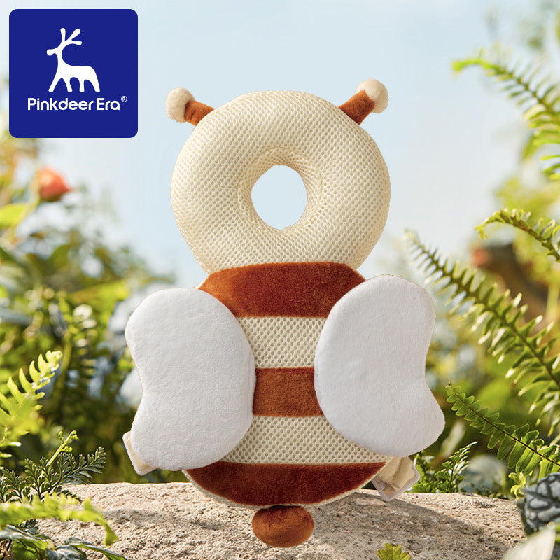 Amazon hot-selling anti-fall pillow baby head pillow butterfly summer animal breathable toddler walking baby head protection
