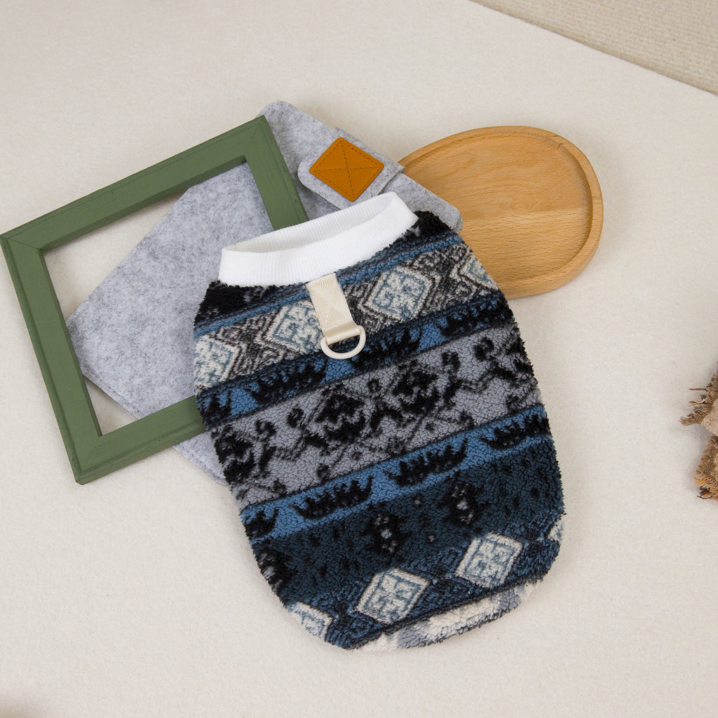 Pet dog clothes pet two-leg fleece pet dog clothing autumn and winter new 24 new Nordic style fleece