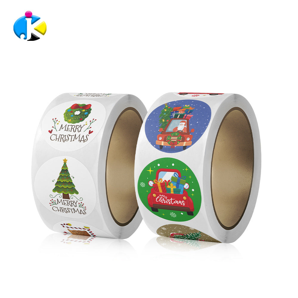 Halloween Christmas stickers children's toys gift decoration stickers food gifts gift sealing stickers