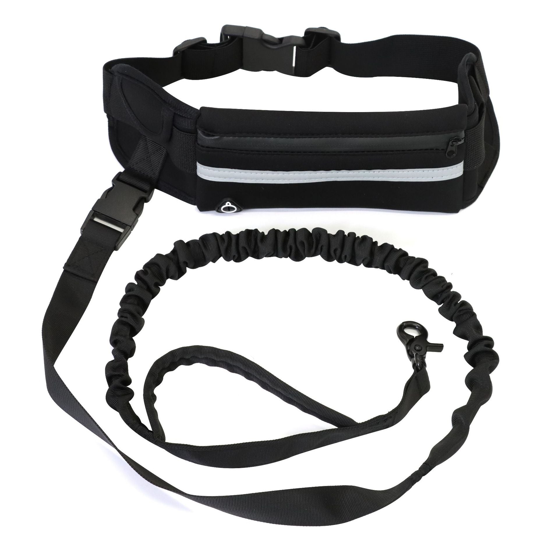Sports outdoor running waist bag set pet leash dog leash walking dog leash set